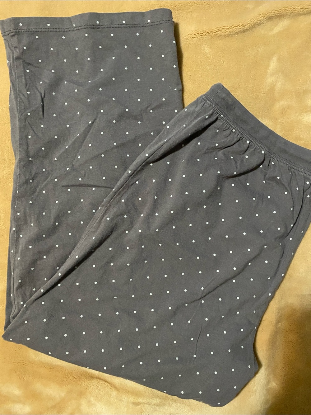 Jockey Gray Polka Dot Cotton Pajama Pants